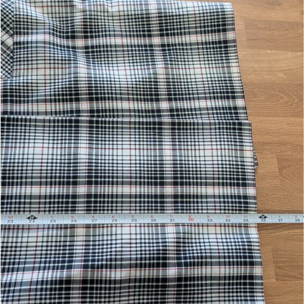 Gucci Double-breasted Long Coat Womens IT40/US 4 Authentic Checked 3/4 Sleeve - Picture 12 of 13